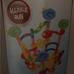 Colorful Marble Run Set